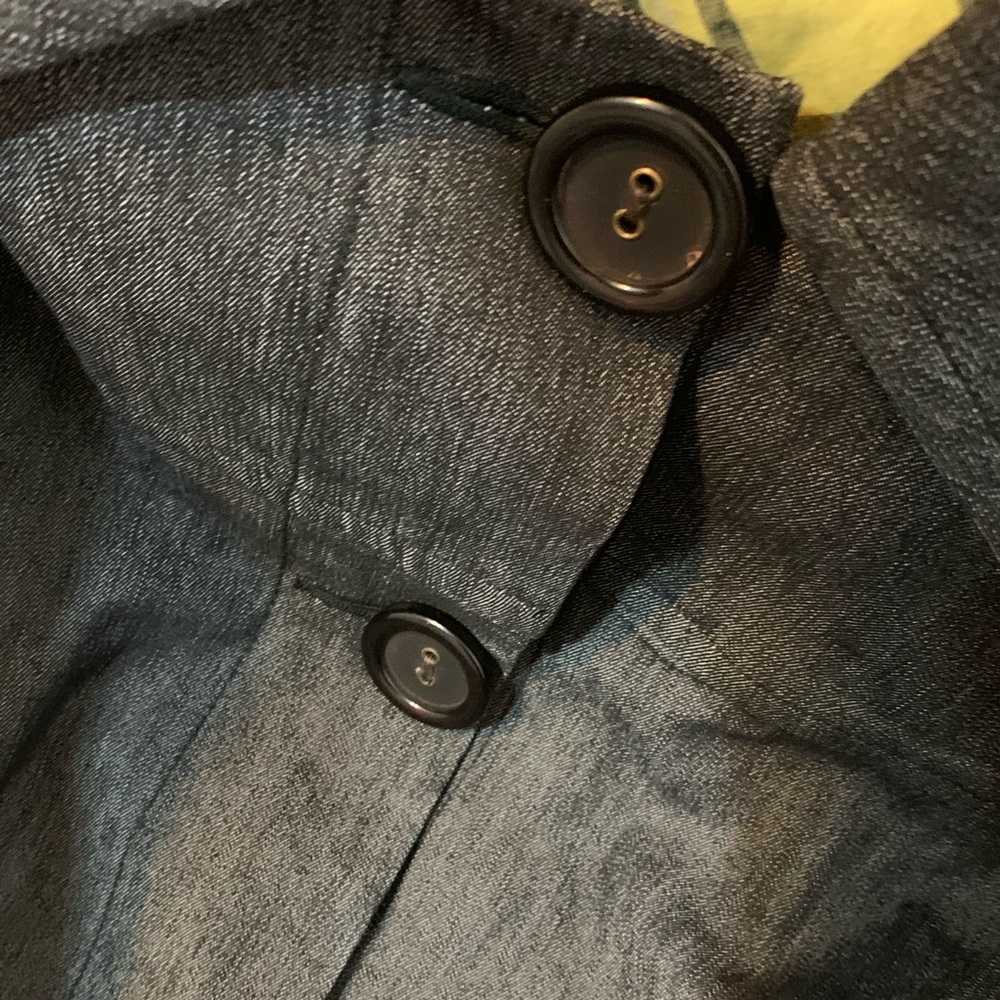 Sandro 2x Button Down Collar Denim Jacket - image 7